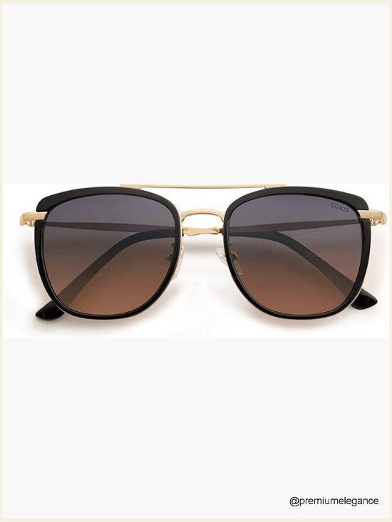 Retro Aviator Square Polarized Sunglasses UV400 Protection main image 4